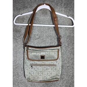 Relic Crossbody Purse‎ Handbag Womens Gray Brown Pockets